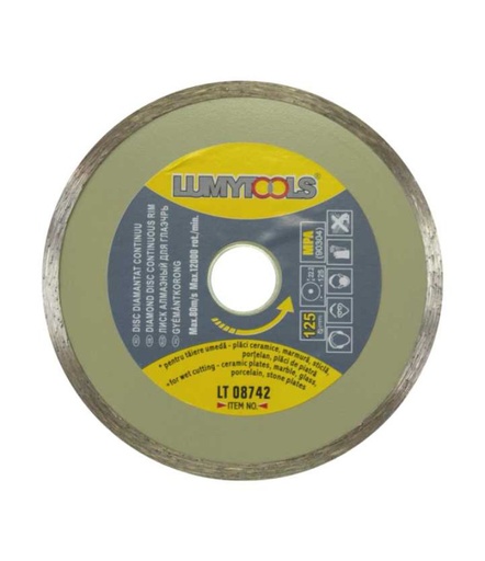 [lt08742] Disc diamantat continuu LT08742 125mm Lumytosls
