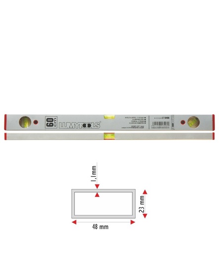 [lt16412] Nivela aluminiu - trei indicatori 1200 mm LT16412 Lumytools