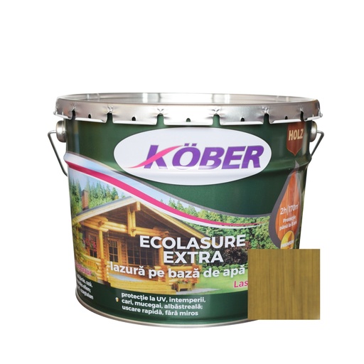 [ig8279-B10l] Ecolasure Extra, nuc, pe baza de apa, interior / exterior, 10 L Kober