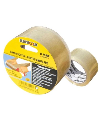 [lt75090] Banda scotch pentru ambalare LT75090 66mx48mm Lumytools