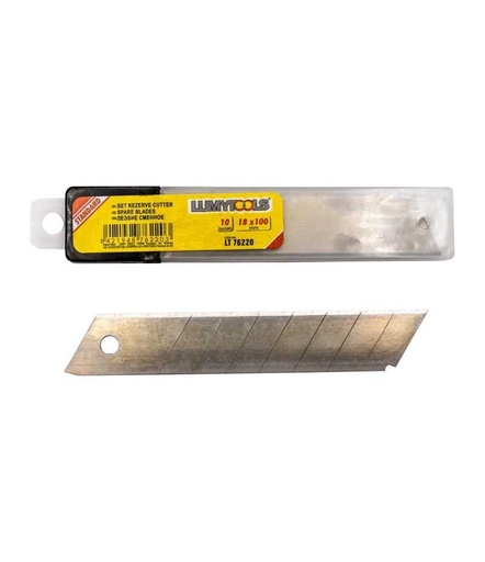 [lt76220] Set 10 rezerve pentru cutter LT76220 18mm Lumytools