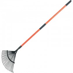 [254253] Grebla frunze 22dinti, plata, coada fibra 1500mm Venus