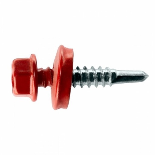 [4825r] Șurub autoforant pentru acoperiș 4.8x25 metal -lemn RAL3011