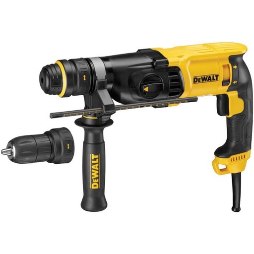 [d25134k] Ciocan rotopercutor Dewalt D25134K, SDS Plus, 800 W, 2.8 J, 0 - 1550 rpm, doua mandrine interschimbabile
