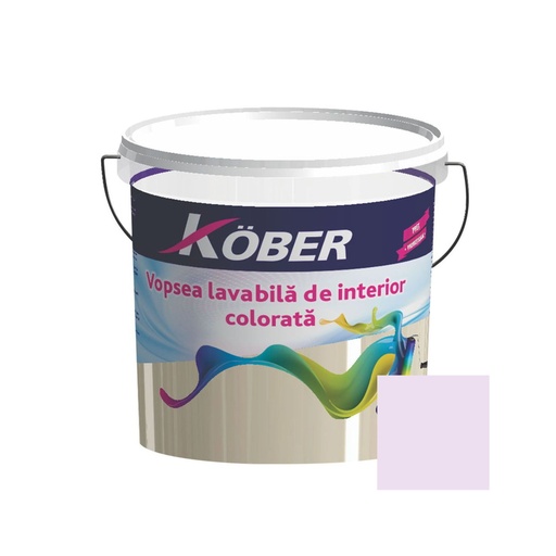 [v8380-p8.5l] Vopsea lavabila interior, Kober, lavanda V8380, 8.5 L