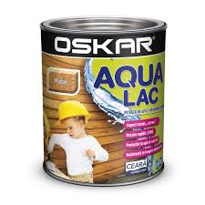 [14409] Lac pentru lemn Aqua Lac, mahon, pe baza de apa, interior / exterior, 0.75l Oskar