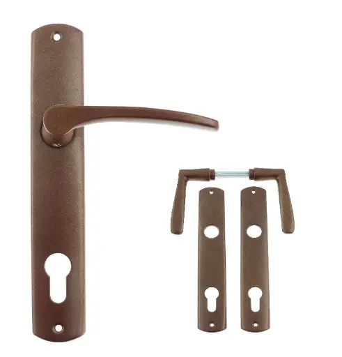 [a671rvg ap] Maner + Sild pentru Cilindru, 90 mm, Maro, Yale