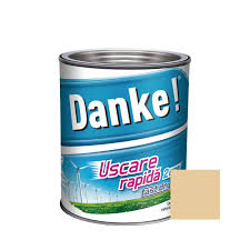 [2529] Vopsea alchidica pentru lemn / metal, Danke, exterior, bej 0.75 L