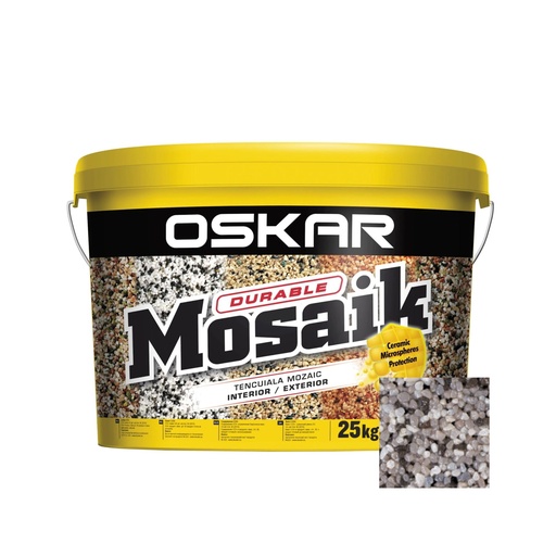 [4448] Tencuiala decorativa Mosaik  Oskar , mozaicata, 25 kg
