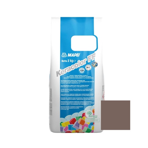 [FF120] Chit de rosturi gresie si faianta Mapei Keracolor FF, 120 black, interior / exterior, 2 kg