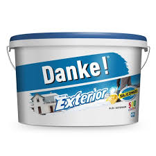 [5414] Vopsea lavabila exterior Danke, alb, 5 L