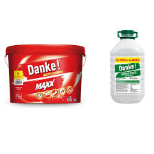 [5801] Vopsea lavabila interior, Danke Maxx, alba, 15 L + amorsa Danke 4 L