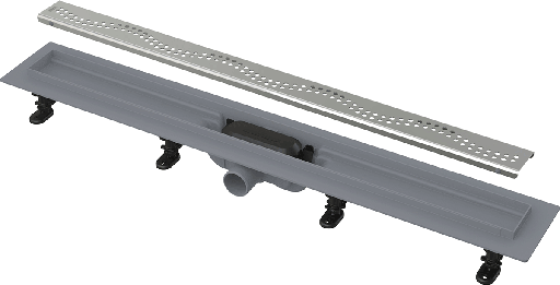 [apz9-750mm] Rigola de scurgere pentru duş cu margine pentru grătar perforat apz9-750m Alca Plast