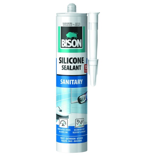 [423005] Silicon Sanitar alb 280ml, Bison