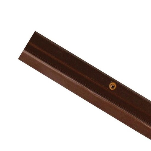 [110061] Bandă pentru ușă PDS ELLEN, cu șuruburi, din PVC, cu cauciuc, 1m, maro