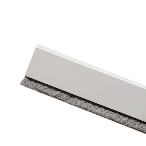 [110062] Bandă pentru ușă PDS-B-ZK ELLEN, autoadezivă, din PVC, cu perie, 1m, alb