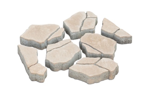 [12017c] Pavaj Pietra 6cm mix 7dim fara sanfren 17.2x33.4 0.97mp/rand  9.7mp/pal 1230kg/pal cafe Elis Pavaje