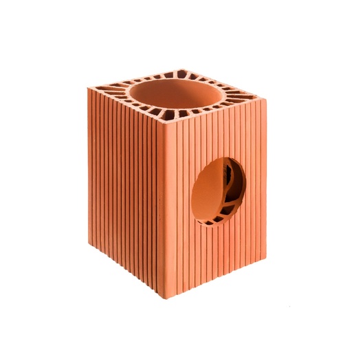 [3736] Caramida cos 180mm Kebe cu iesire laterala 250x250x330