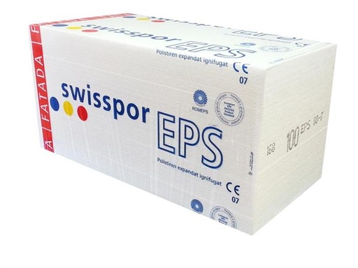 [EPS808SW] Polistiren expandat 8cm eps80 3mp 6foi/bax 0.24mc/bax Swisspor