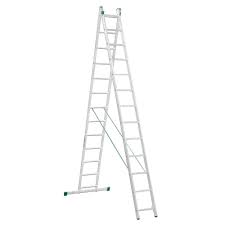 [alv7513] Scara aluminiu, dubla, 2x13 trepte, inaltime de lucru 6.86m, 150kg Alverosal