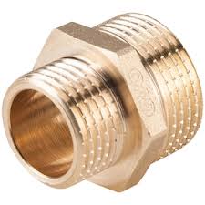 [1212q12] Niplu redus alama 1"-1/2" FE-FE Q lung