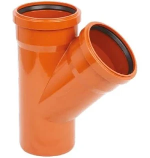[31531545pvc] Ramificatie PVC 315x315/45grd Valplast