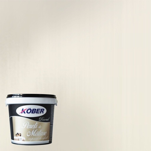 [V8760C019-P1.5L] Vopsea decorativa Decoral Pereti de Matase, interior, panna cotta, 1.5 L Kober