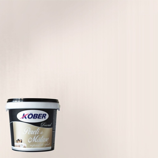 [v8760V025-p1.5l] Vopsea decorativa Decoral Pereti de Matase, interior, vanilie, 1.5 L Kober