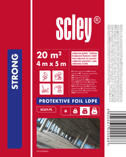 [0410-400405] Folie de protectie ldpl 40my 4m x 5m Hardex