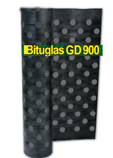 [6851 ] Membrana perforata pe implastitura de fibra de sticla(strat difuzie) 10mp Bituglas GD900