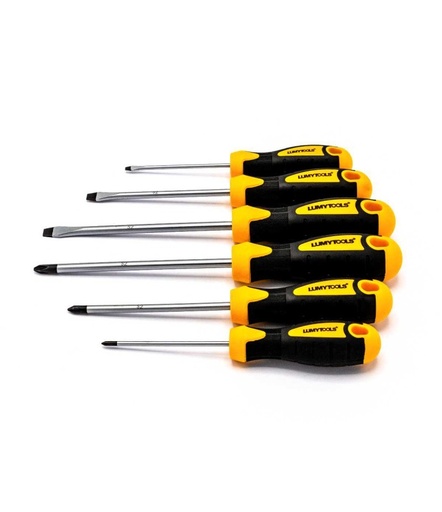 [lt61446] Set 6 surubelnite, otel S2, CR-V, LT61446l S2 ph0*75,ph1*100,ph2*125,6*125,5*100 Lumytools