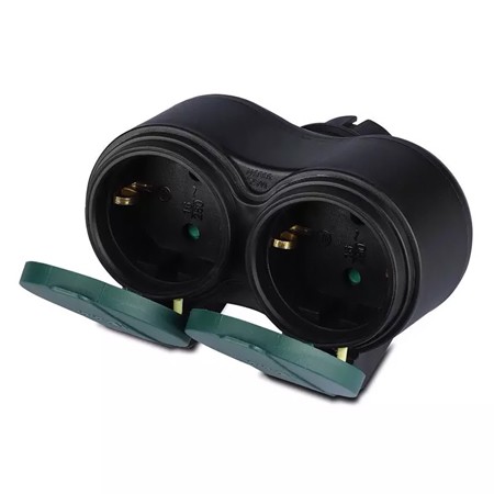 [sku-8812] ADAPTOR DE EXTERIOR 2CAI 16A IP44