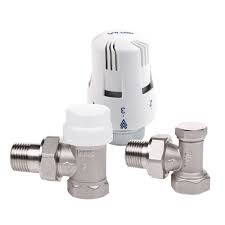 [4445250] Kit robinet calorifer termostatat + robinet calorifer retur + cap termostat alama, 1/2" Valvex Thermo,