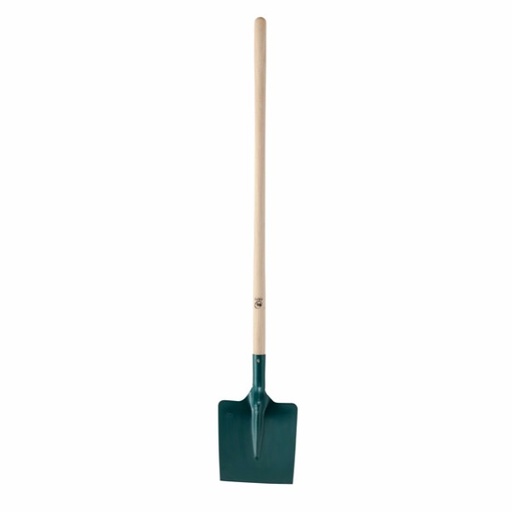 [006251] Lopata patrata din tabla 25cm coada lemn TP 110cm Leborgne