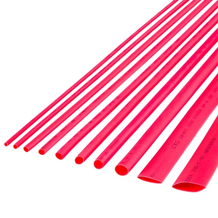 [NAR0255.1] Tub termocontractabil 3mm/1m rosu