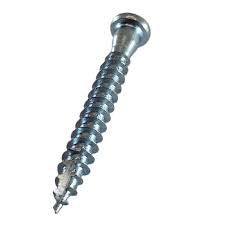 [1832050040250] Surub pentru conectori, cu cap bombat, amprenta cruce, otel, zincat argintiu, 5 x 40 mm