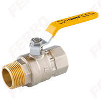 [120112] ROBINET GAZ CU PRESETUPA 1/2" I-E cu levier kgs11 Ferro