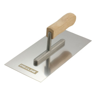 [61530] Gletiera inox cu maner lemn 270x130mm Proline