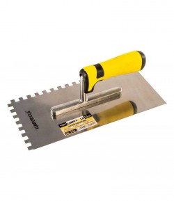 [lt06738] Gletiera crestata inox, suport aluminiu, maner cauciuc LT06738 270x130mm 8x8mm Lumytools