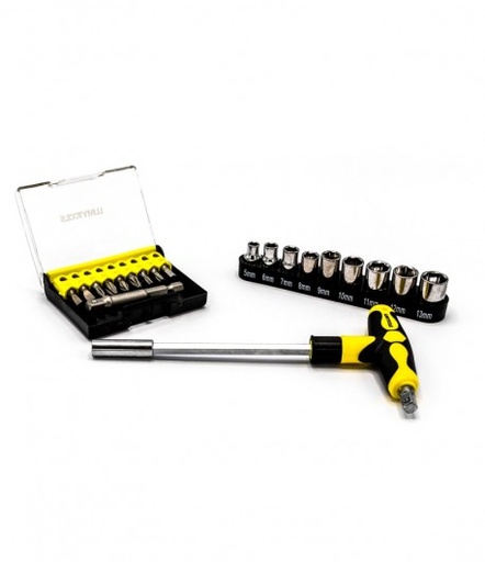 [lt65101] Set şurubelniţă tip T,CR-V, 20 piese, LT65101 Lumytools