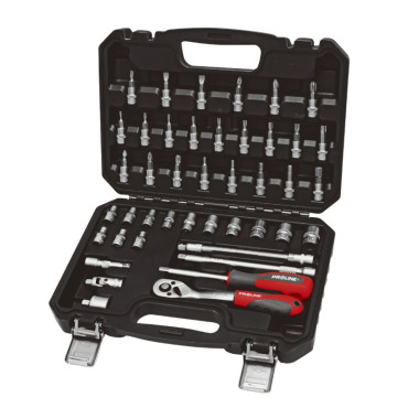 [58843] Trusa tubulare 1/4" 4-14mm - 43p. Proline