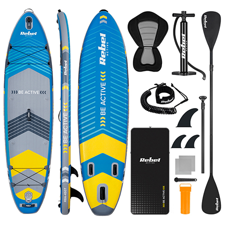 [RBA-4507-BL] Set placa gonflabila stand up Paddle scaun 335x84x15 cm