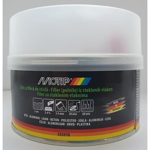 [382407] Chit cu fibră de sticlă MOTIP, 500g