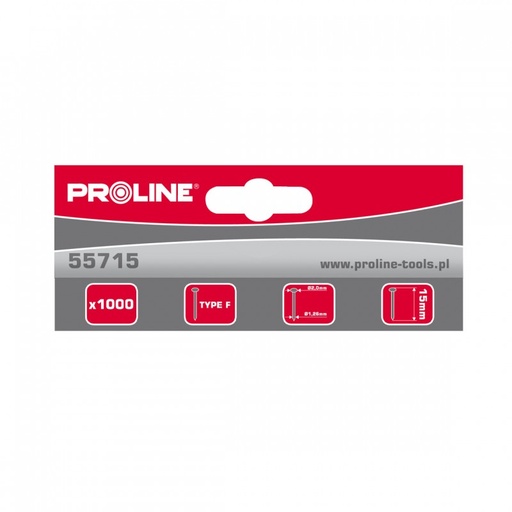 [55740] Capse otel tip-f 40mm, 1000/set Proline