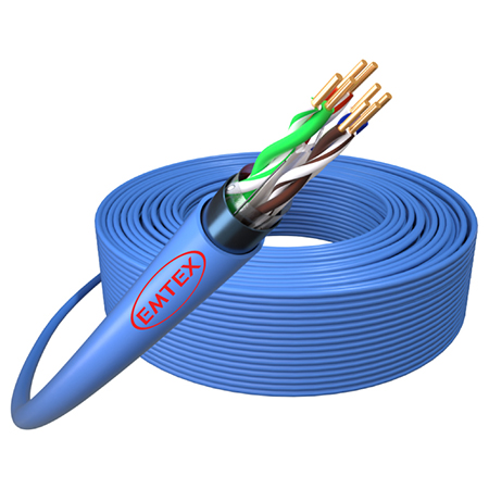 [kab-emt17] Cablu FTP CAT6 cupru 23AWG 305m *pret pe metru liniar Emtex