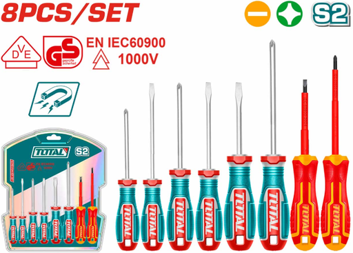 [TKSDS0836] Set surubelnite 8piese Total