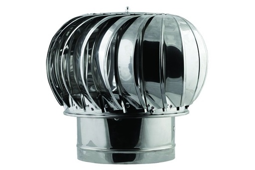 [486135] Capac terminal rotativ pentru cos fum, inox 200mm Venus