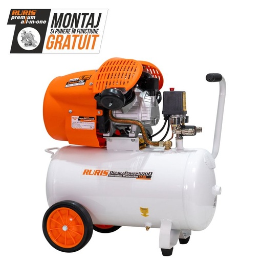 [50000DBP25A] Compresor RURIS Double Power 5000 2200 W 50 L