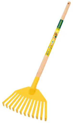 [471004] Grebla gazon din plastic pentru copii coada din lemn Leborgne