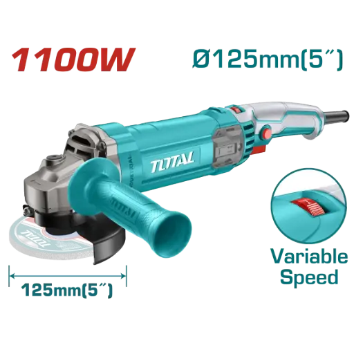 [TG110125565E] Polizor unghiular 125mm, 1100W Total